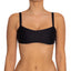 Top de Bikini Escote Semi Recto Tirante Ancho Anna Negro