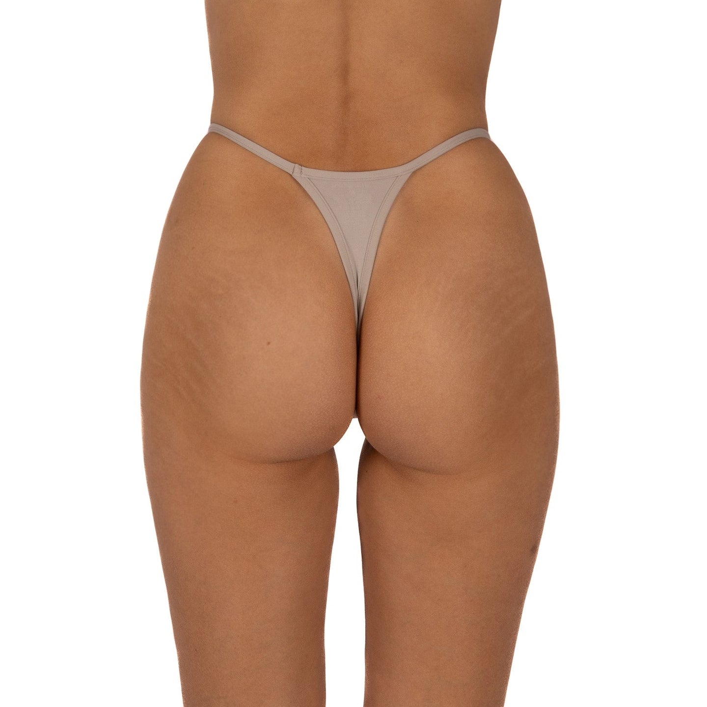 Calzón Tipo Tanga Hilo Gris Claro