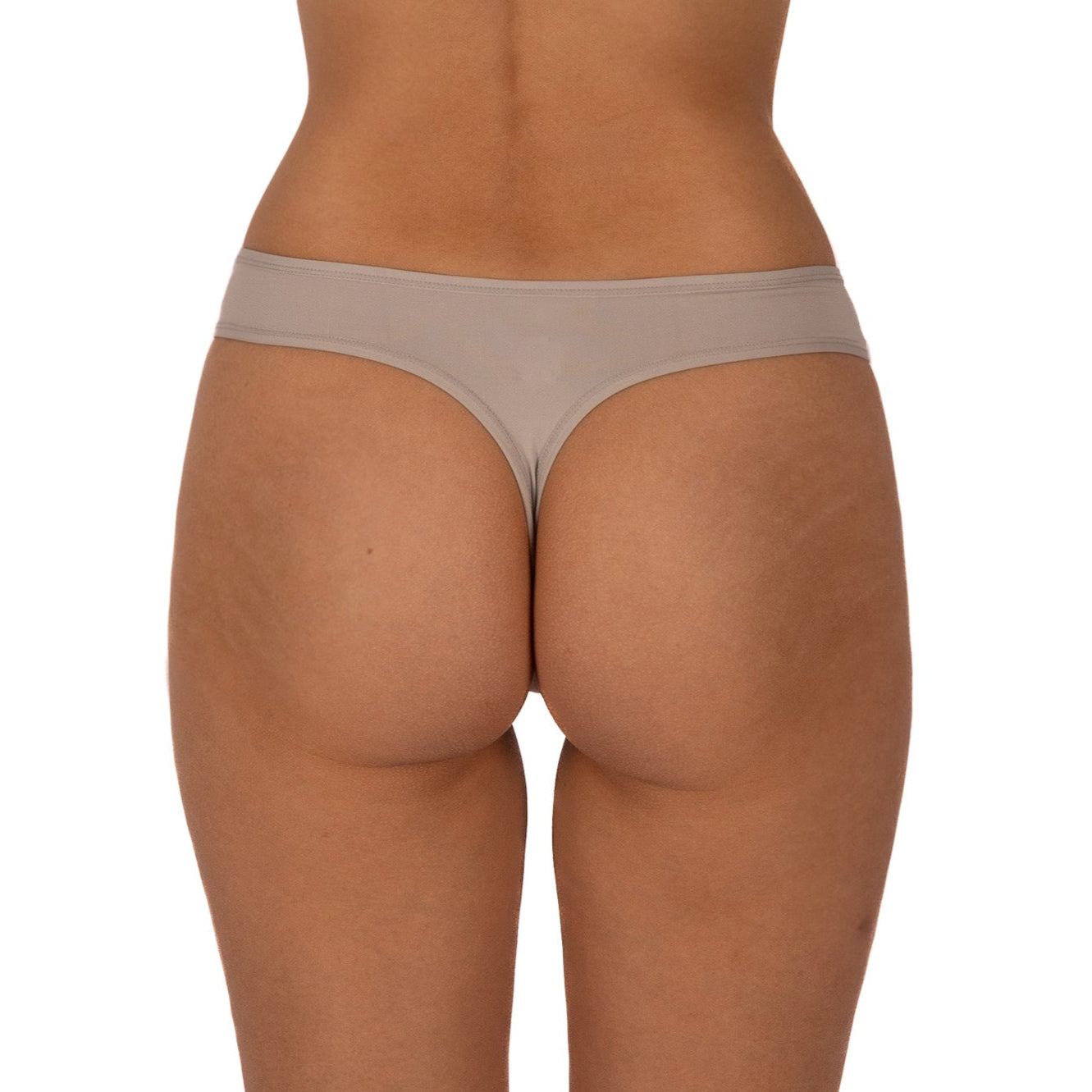 Calzón Tipo Tanga Gris Claro