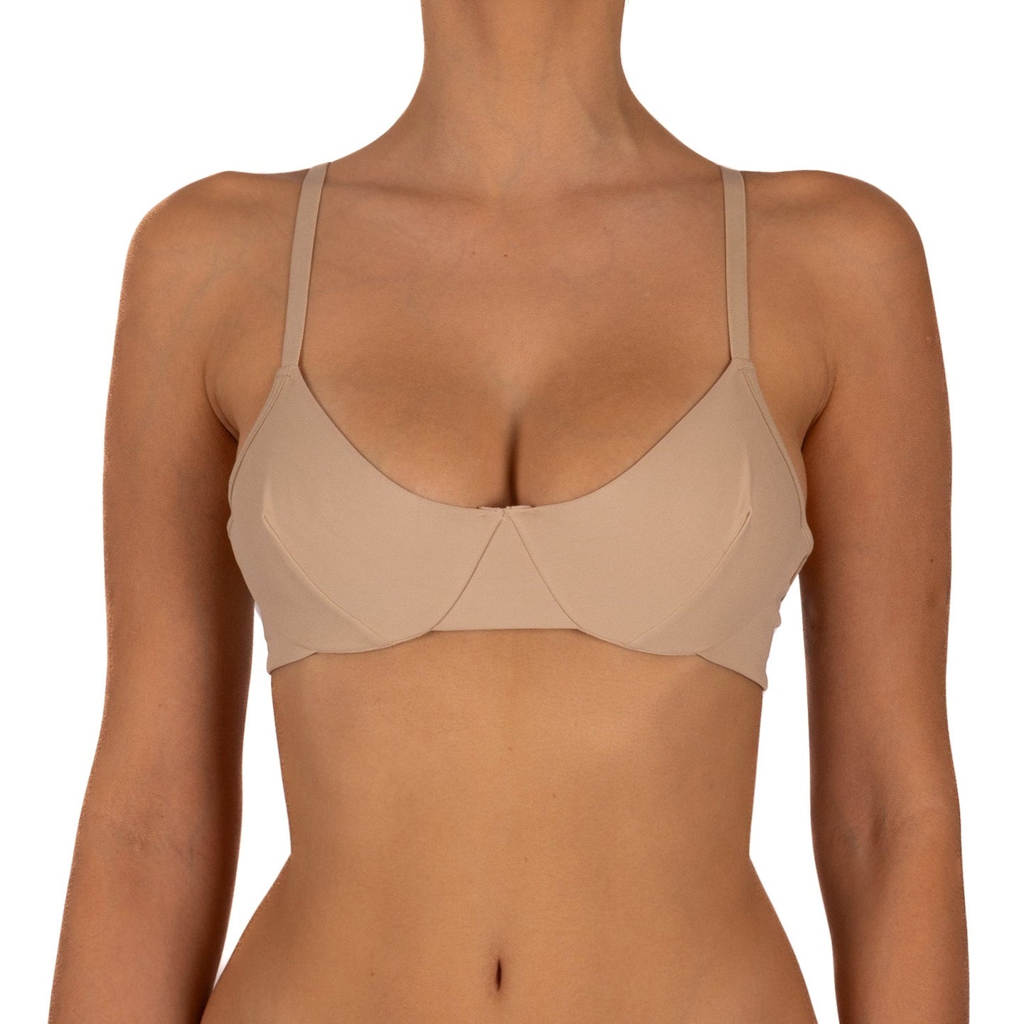 Sostén Con Arco Beige