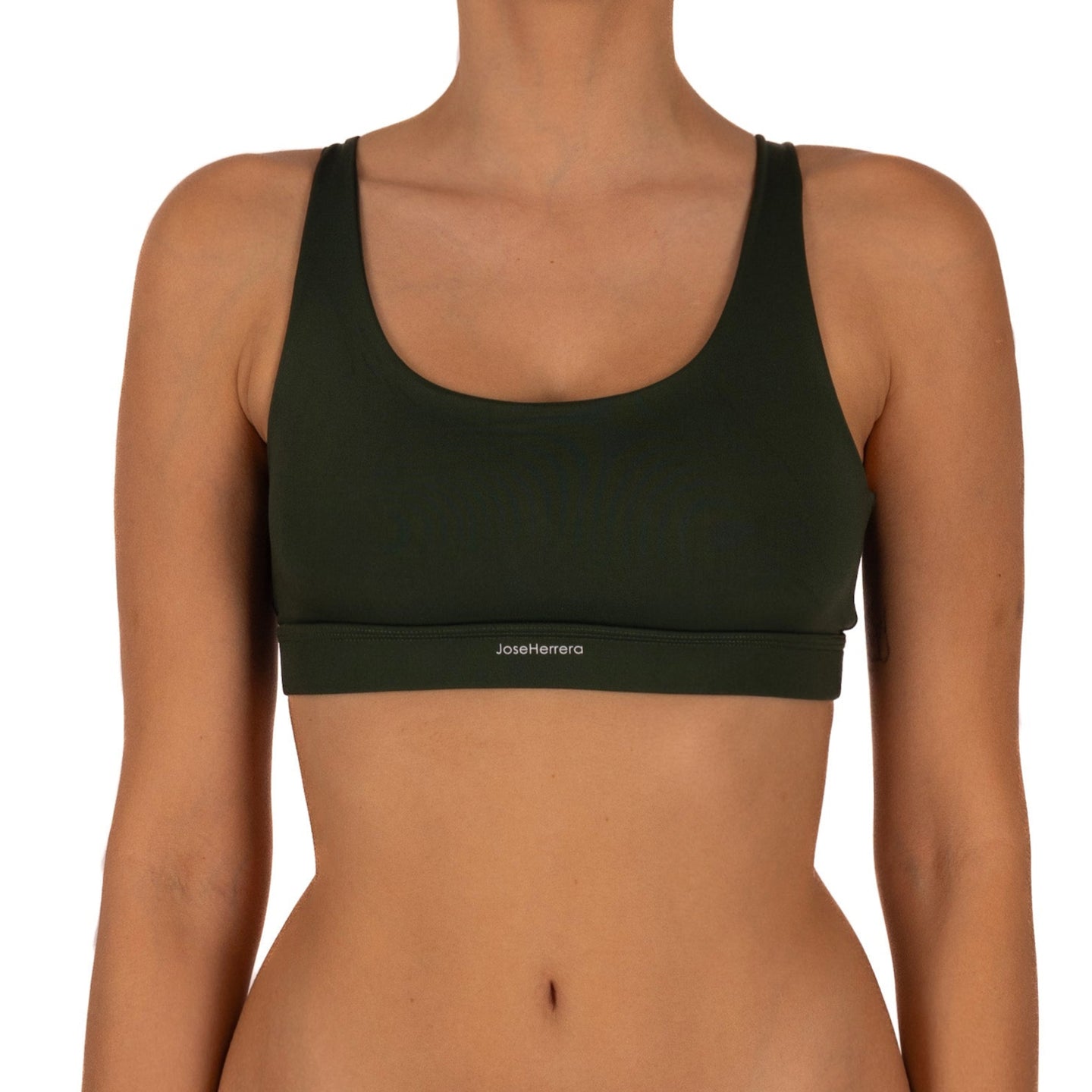 Sosten Tipo Peto Espalda En Verde