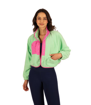 Micropolar Corto Mujer Catalina Verde Agua