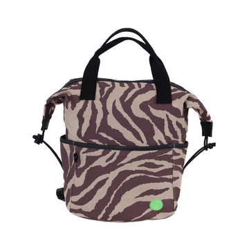 STREAT BACKPACK WILD PRINT BROWN