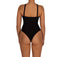 Traje De Baño Entero Escote Halter Adriana Negro