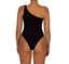 Traje De Baño Entero Un Hombro Sabrina Negro