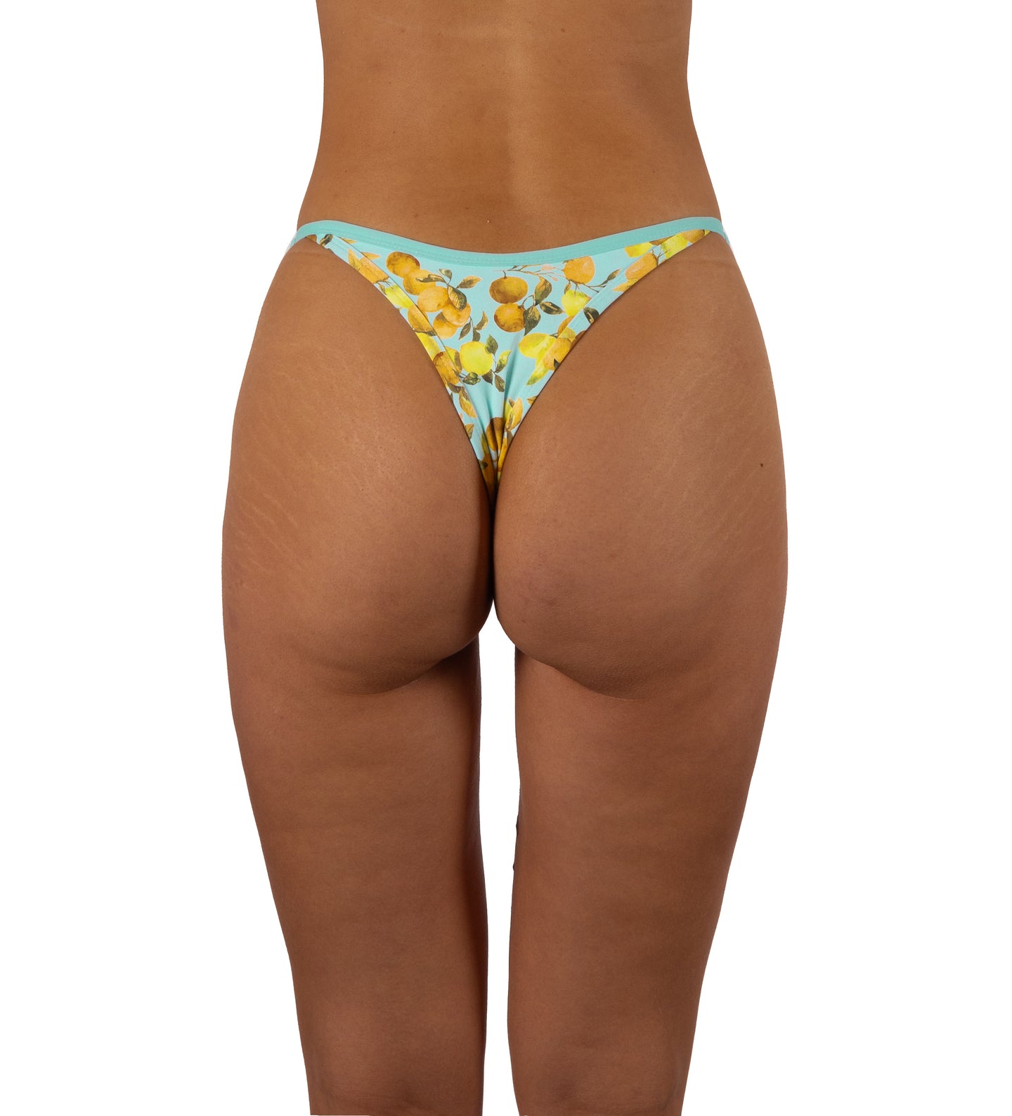Bottom de Bikini Con Tirantes Ajustables Eliana Celeste Limon