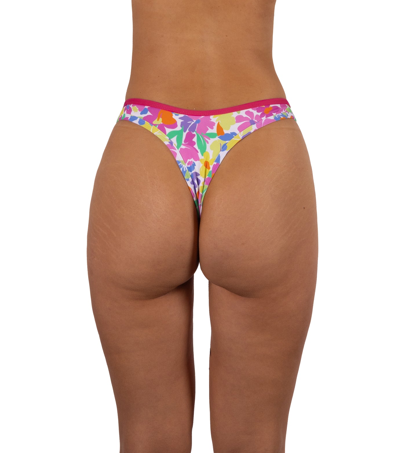 Bottom de Bikini sin Elástico Alegra Flores Multicolor