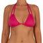 Top de Bikini Triangulo Amarrado al Cuello Nicole Tinto