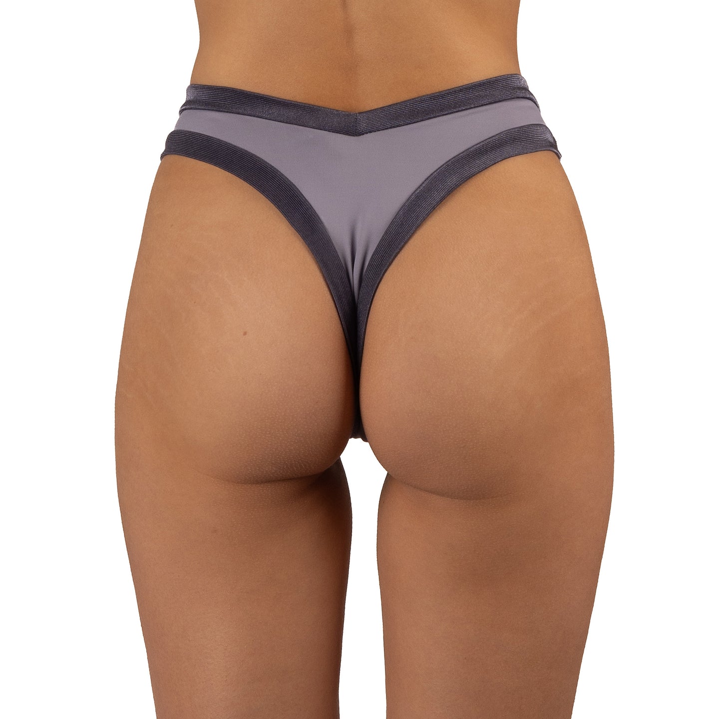 Bottom de Bikini sin elástico Paula Acero Brillo Noche by Paula y Sofía Fernández