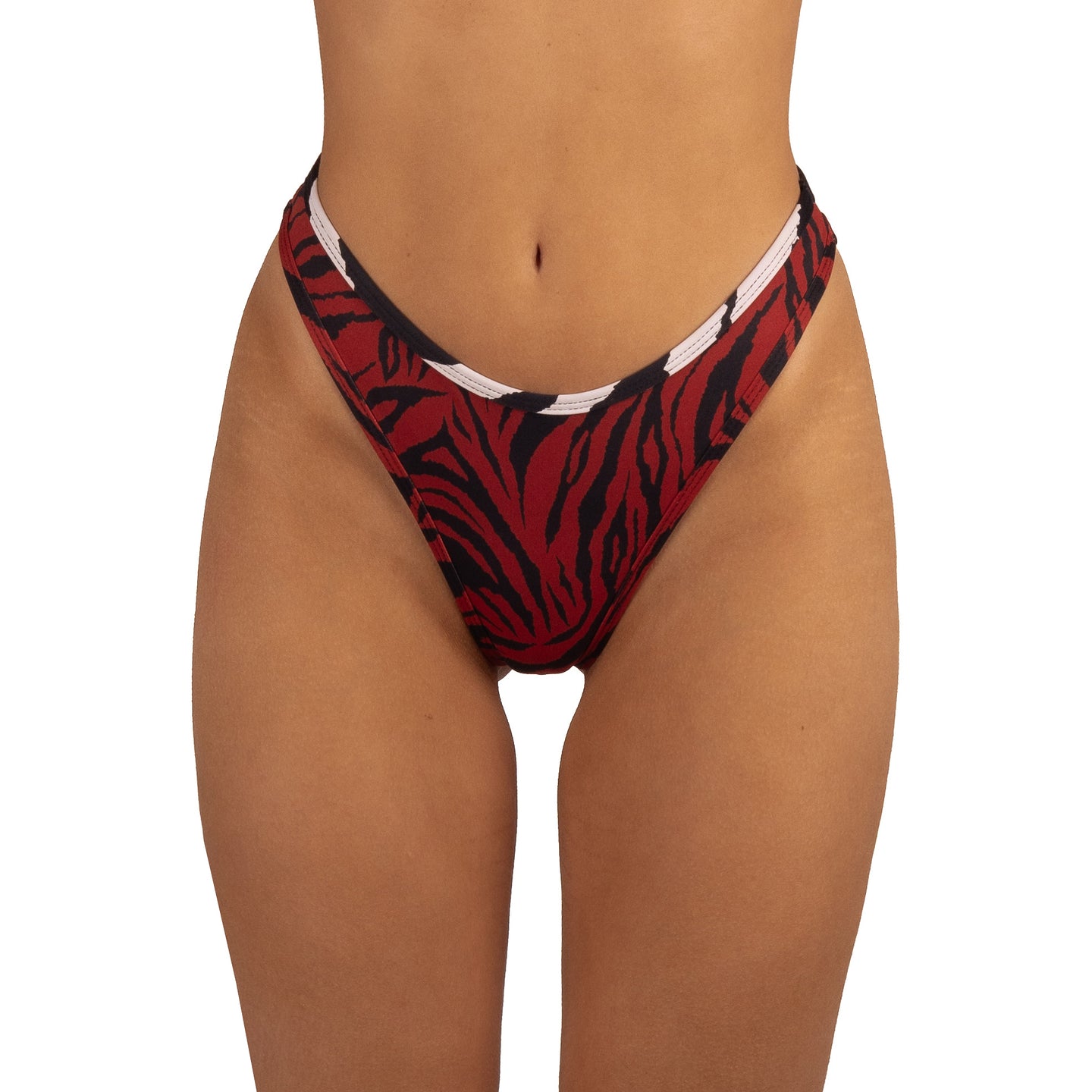 Bottom de Bikini sin Elástico Alegra Cebra Doble by Paula y Sofía Fernández