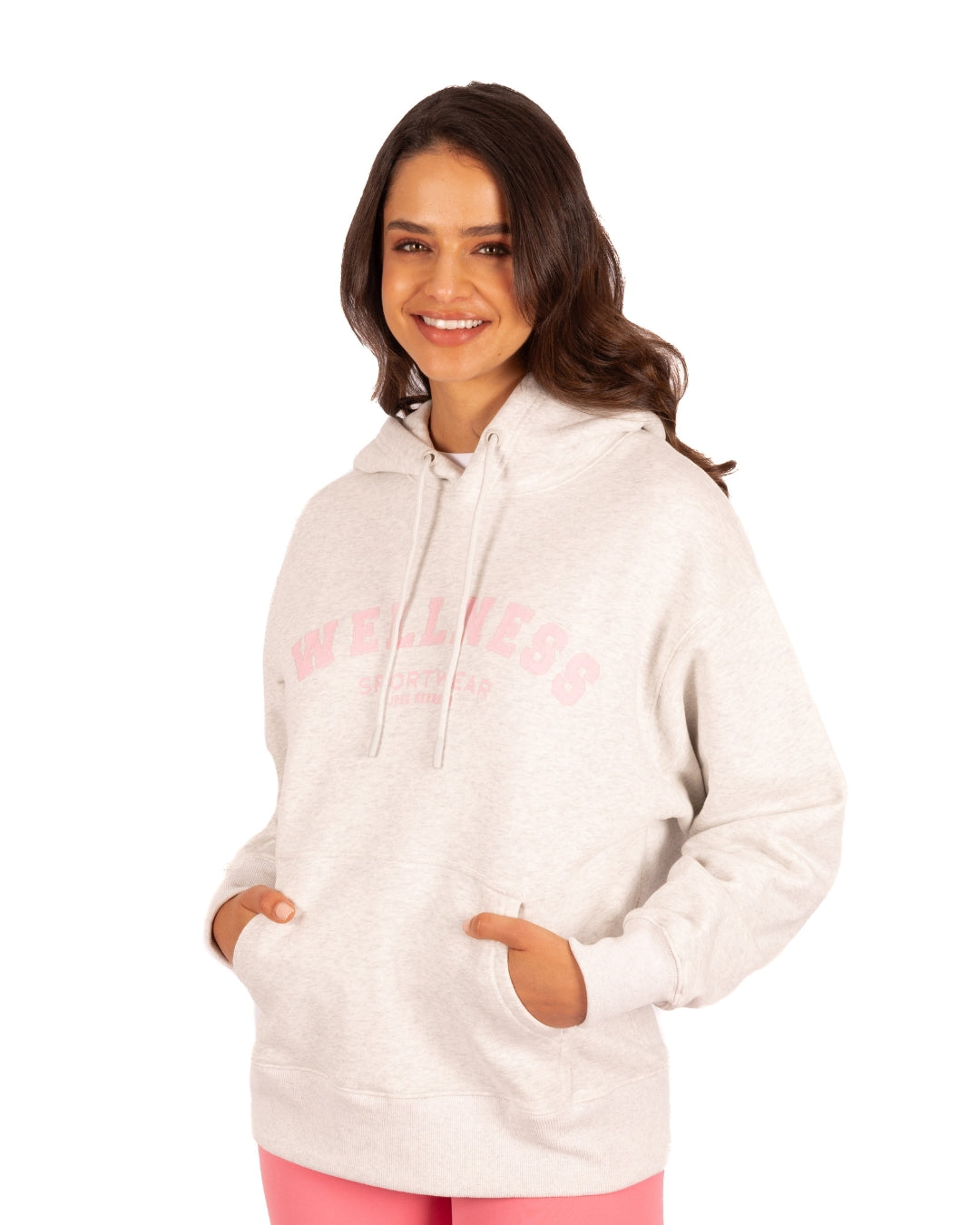 Sudadera con capucha Poleron Oversized Gris