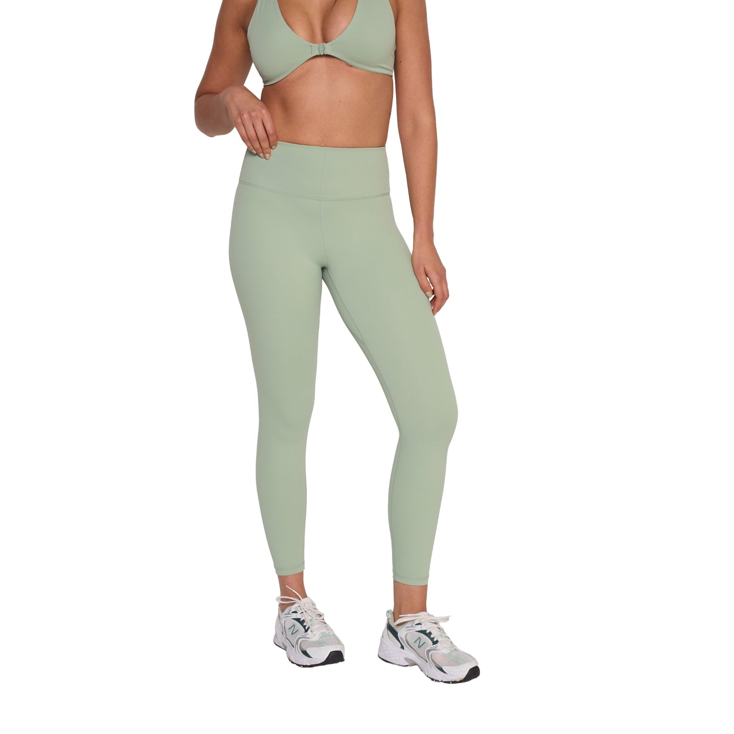 Calza Deportiva Tiro Alto 7/8 Pistacho