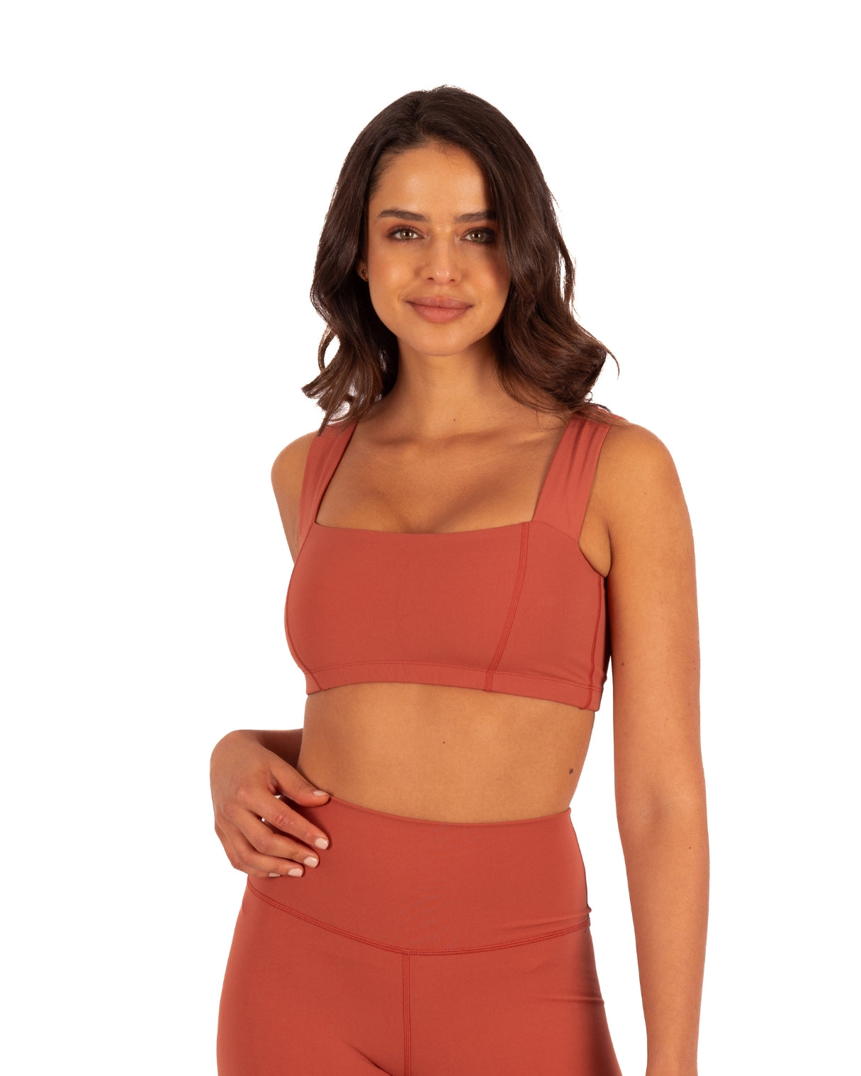 Peto Deportivo Escote Recto Erin Terracota