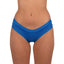 Bottom De Bikini Tiro Medio Sin Elastico Agustina Azul Electrico