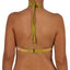 Top de Bikini Escote Redondo Profundo Amarrado al Cuello Alana Guinda Aguacate