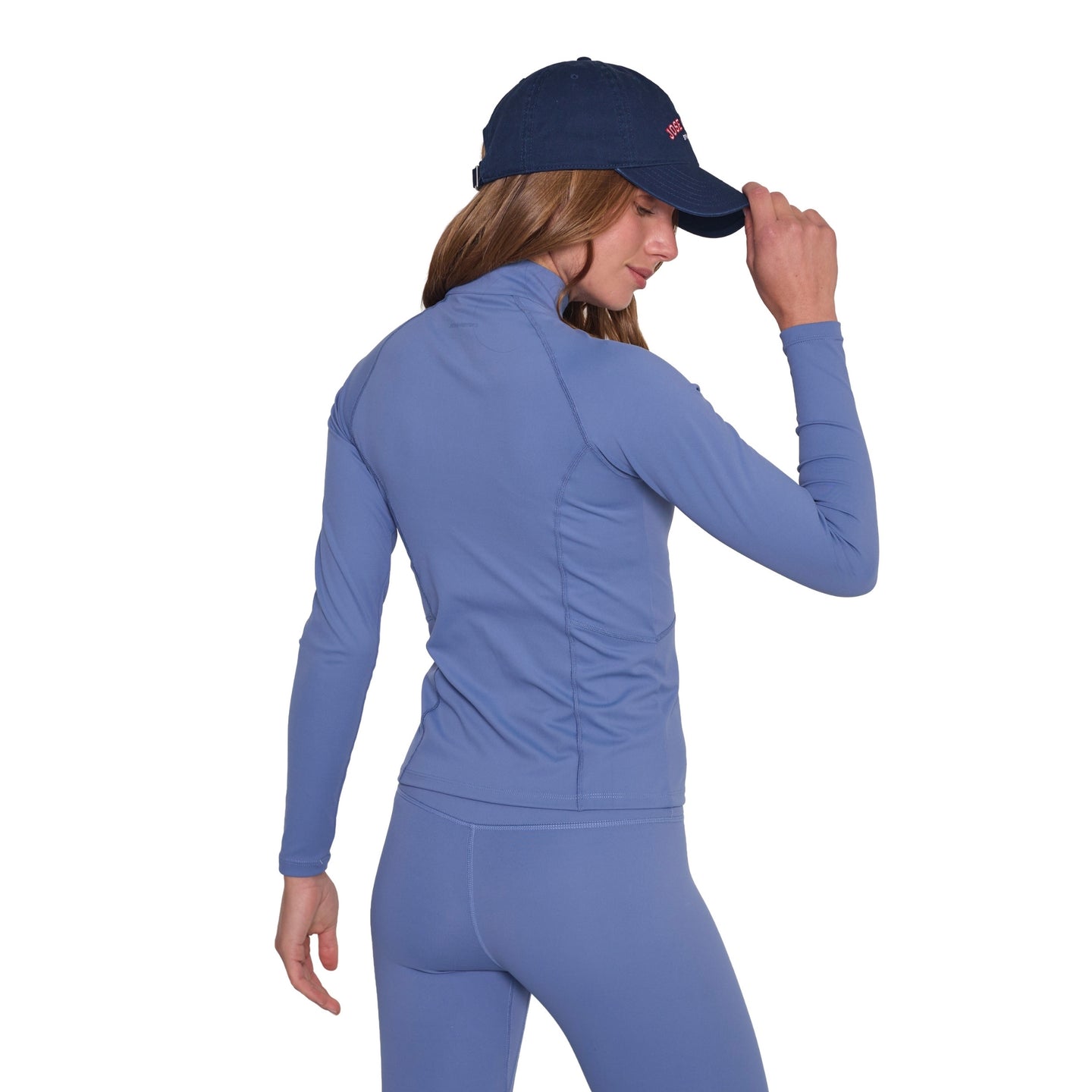 Chaqueta Deportiva Con Cierre Azul Claro