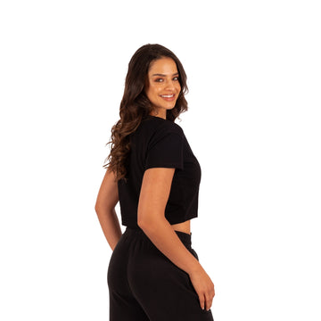 Polera Basica Corta Negro