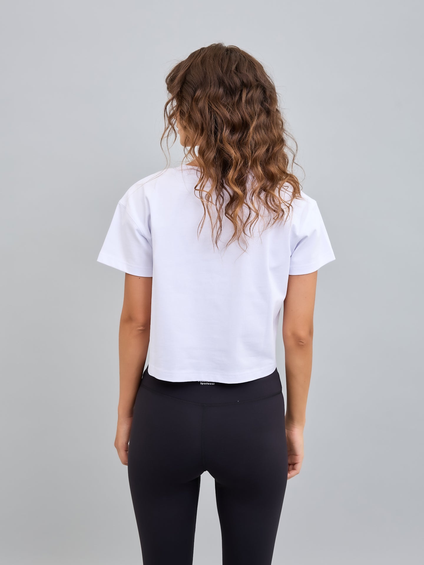 Polera Basica Corta Blanca