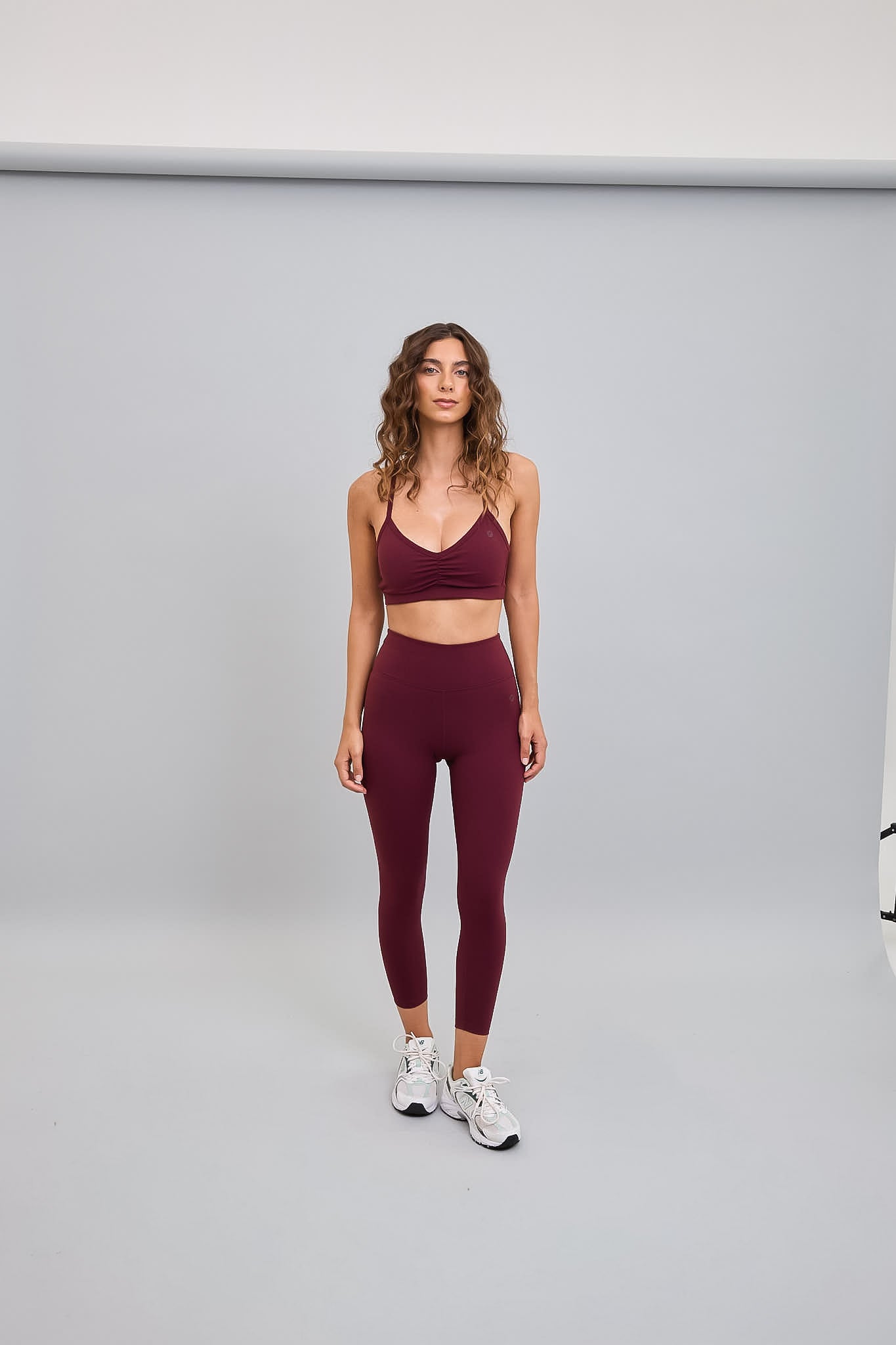 Calza Deportiva Mujer 7/8 Petit Tinto