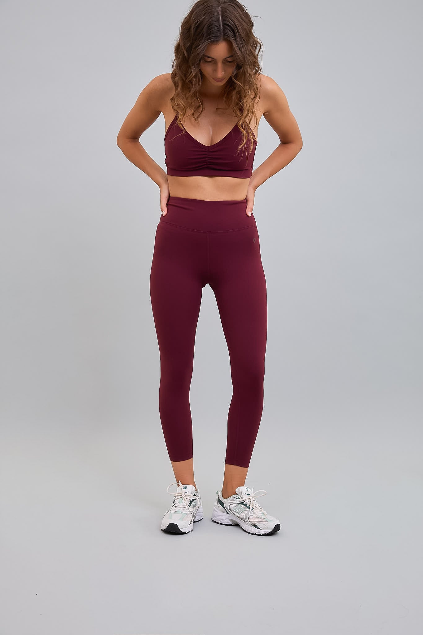 Calza Deportiva Mujer 7/8 Petit Tinto