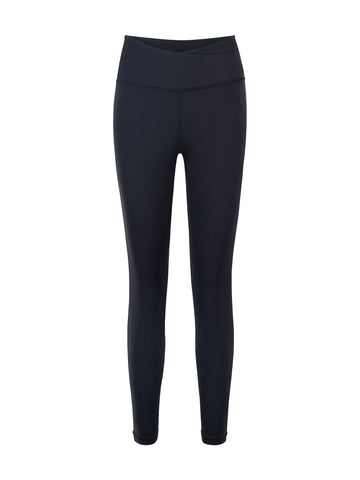 Calza Deportiva 7/8 Pretina Cruzada Negro