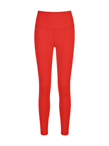 Calza Deportiva Tiro Alto 7/8 Rojo
