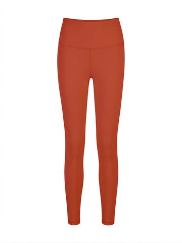 Calza Deportiva Mujer 7/8 Terracota