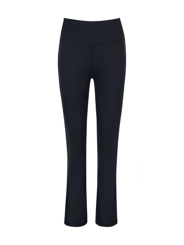 Calza Deportiva Tiro Alto Corte Recto Negro