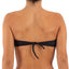 Top de Bikini Strapless Multiformas Lía Negro