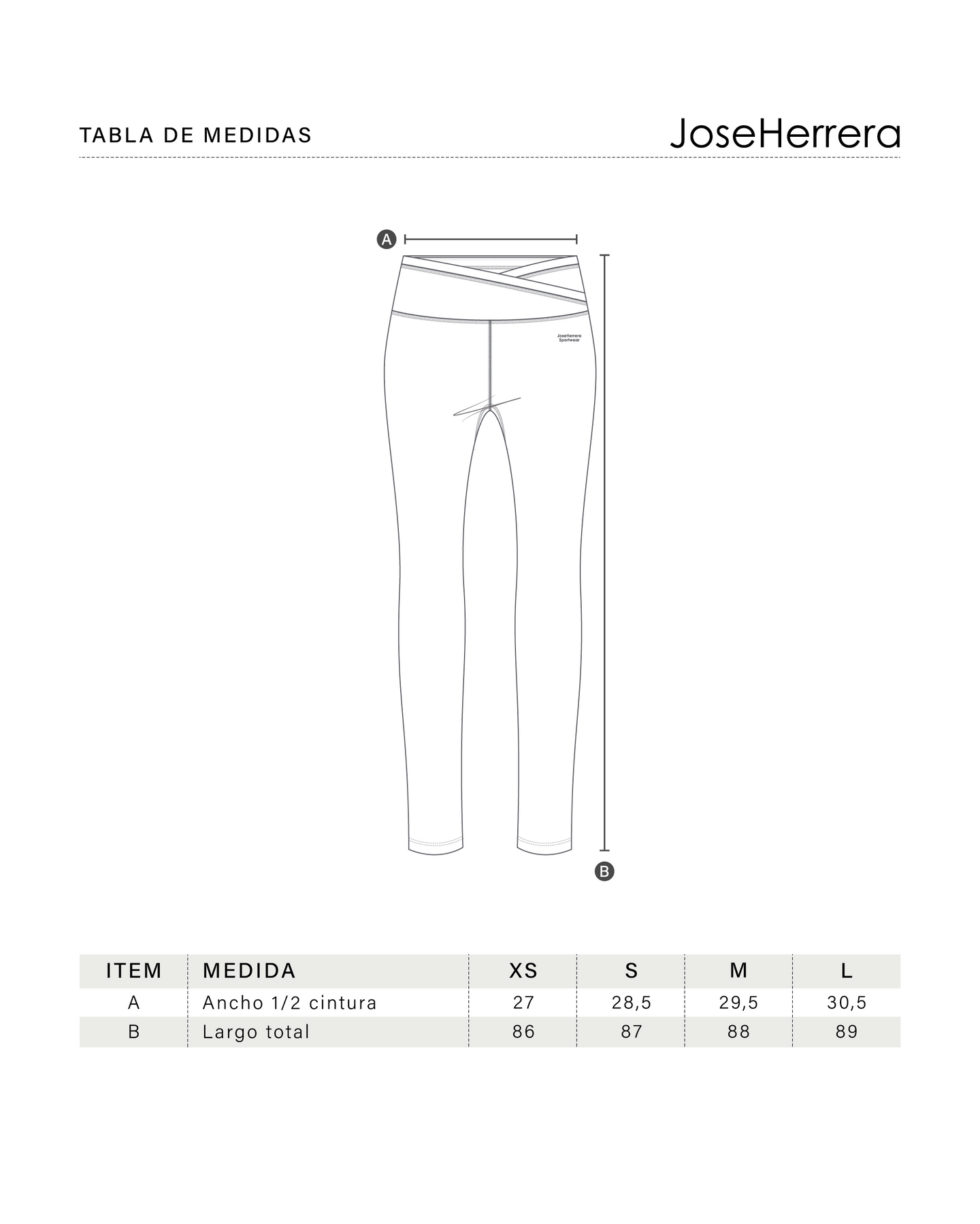 Calza Deportiva Mujer 7/8 Pretina Cruzada Bicolor Gris Blanco