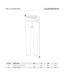 Calza Deportiva Mujer 7/8 Pretina Cruzada Bicolor Gris Blanco