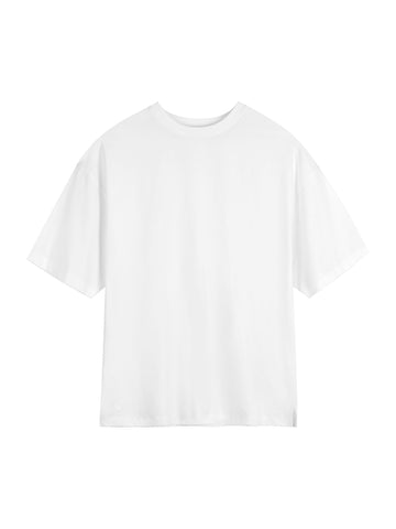 Polera Basica Oversized Blanco