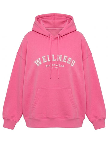 Poleron Hoddie Oversized Rosado