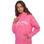 Poleron Hoddie Oversized Rosado