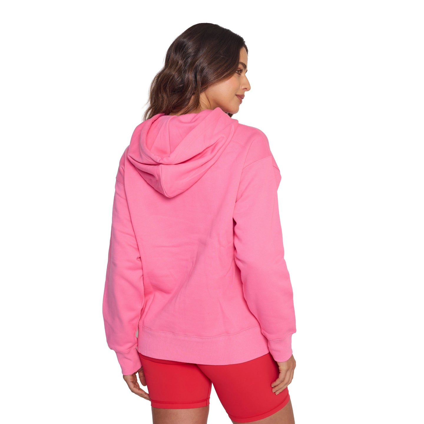 Poleron Hoddie Oversized Rosado