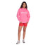 Poleron Hoddie Oversized Rosado