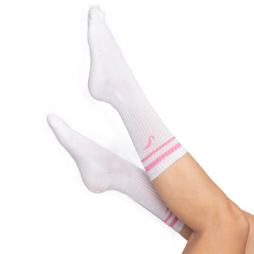 Bi-pack Calcetines Rosado Y Blanco