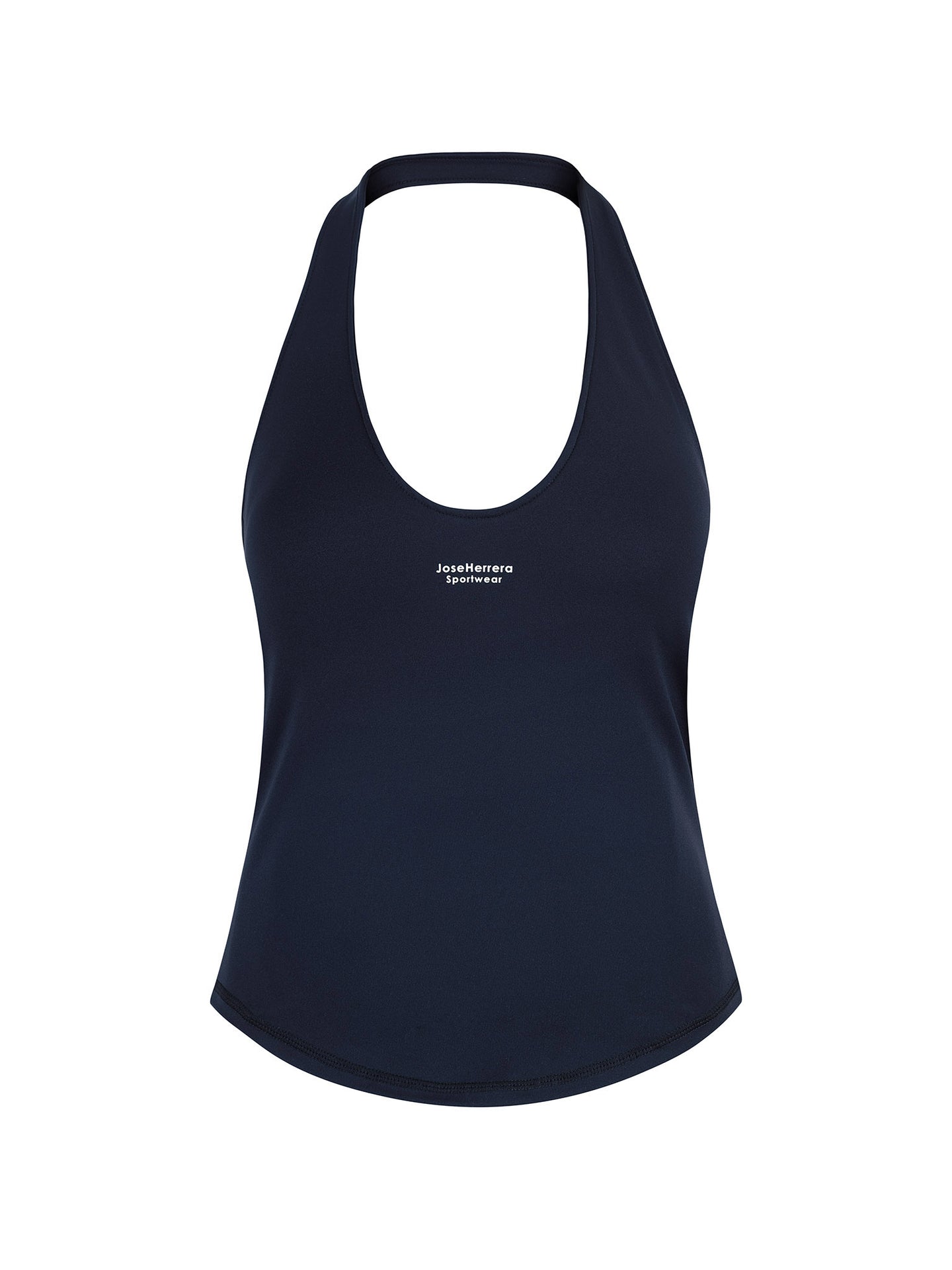 Top Deportivo Cuello Halter Azul Marino