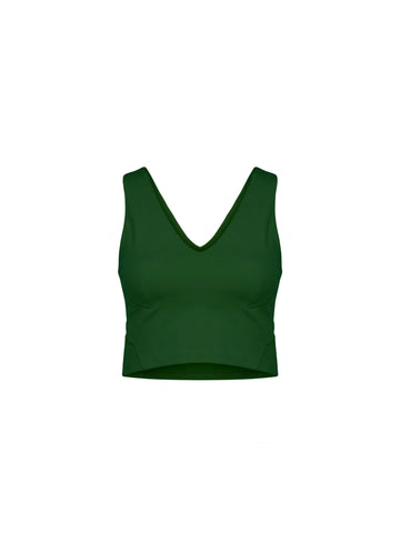 Top Deportivo Cuello en V Solange Verde