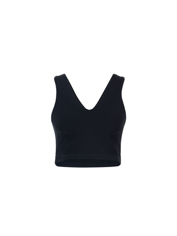 Peto Deportivo Cuello En V Solange Negro