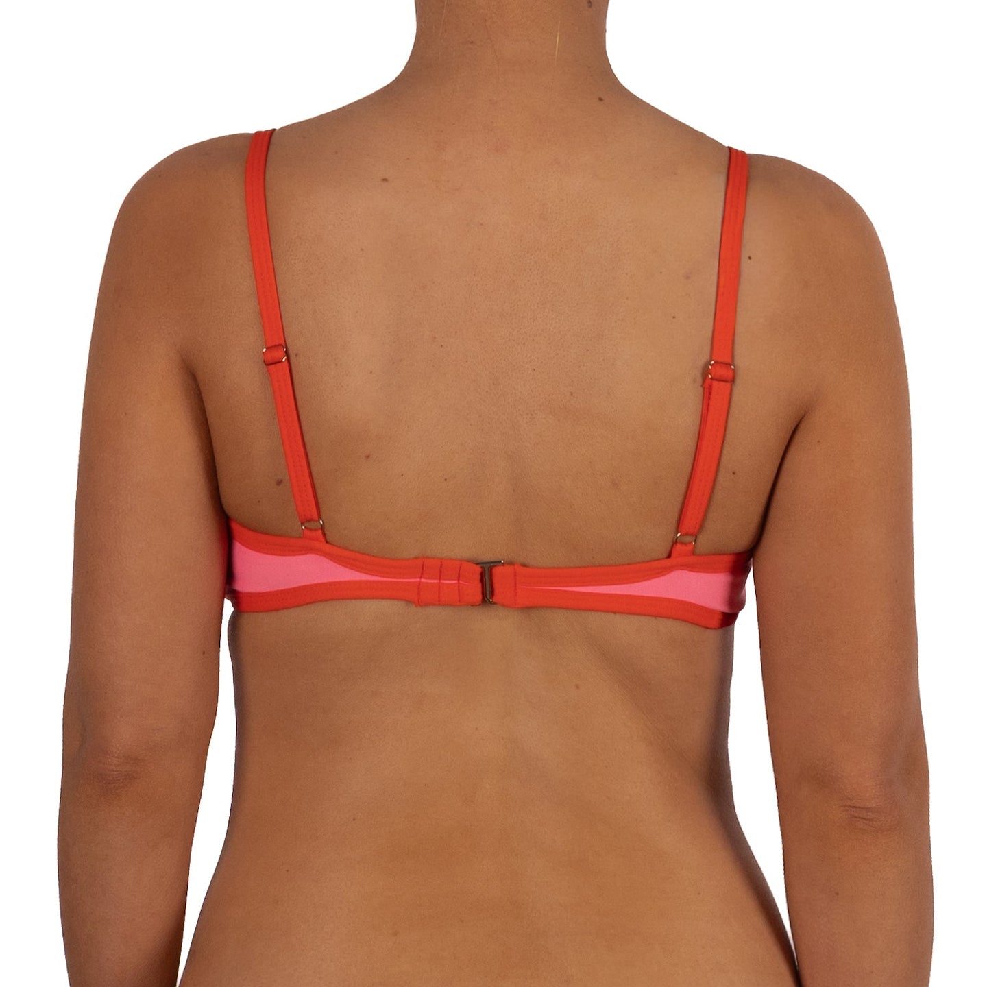 Top de Bikini Escote Redondo Veronica Sandia Granada