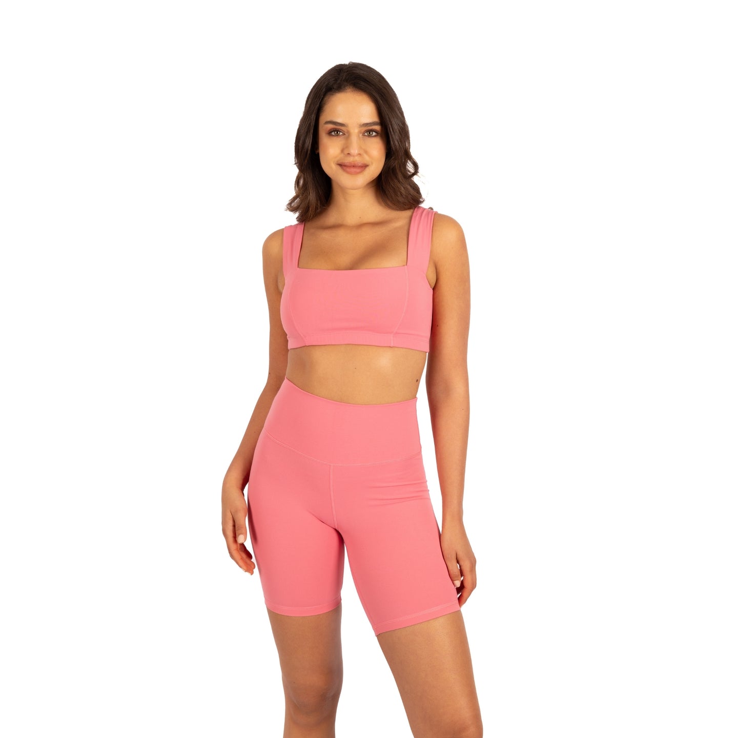 Biker Tiro Alto Rosa