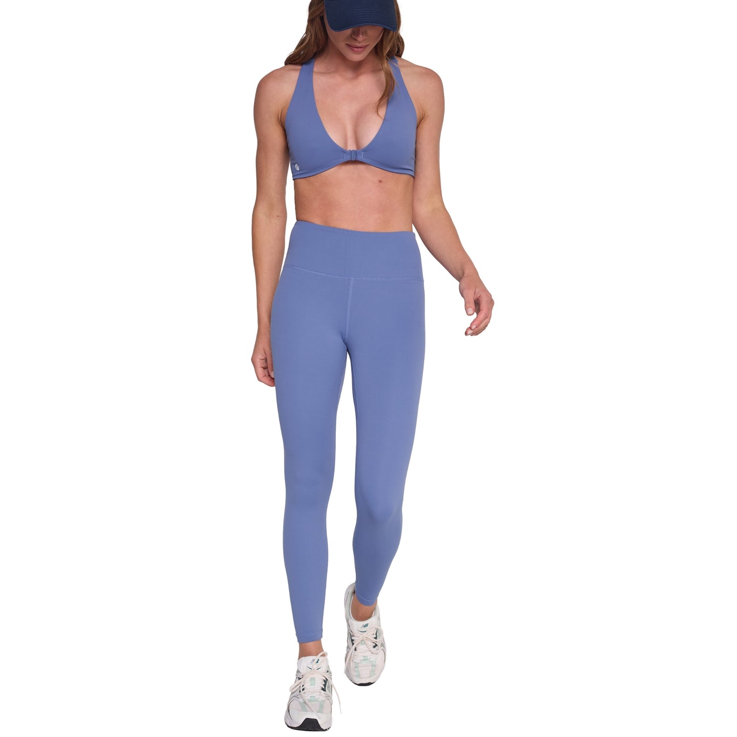 Calza Deportiva Tiro Alto 7/8 Azul Claro