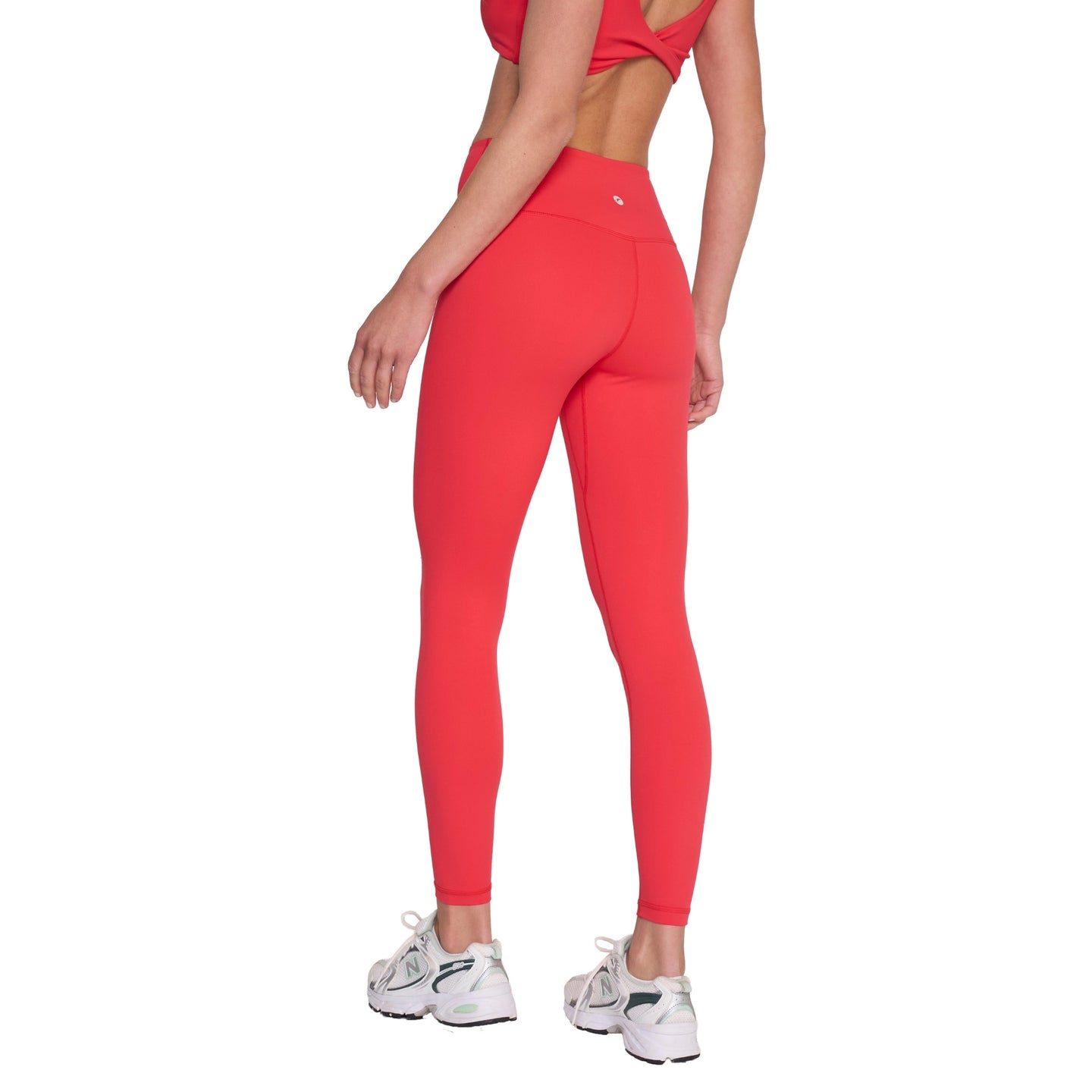 Calza Deportiva Tiro Alto 7/8 Rojo