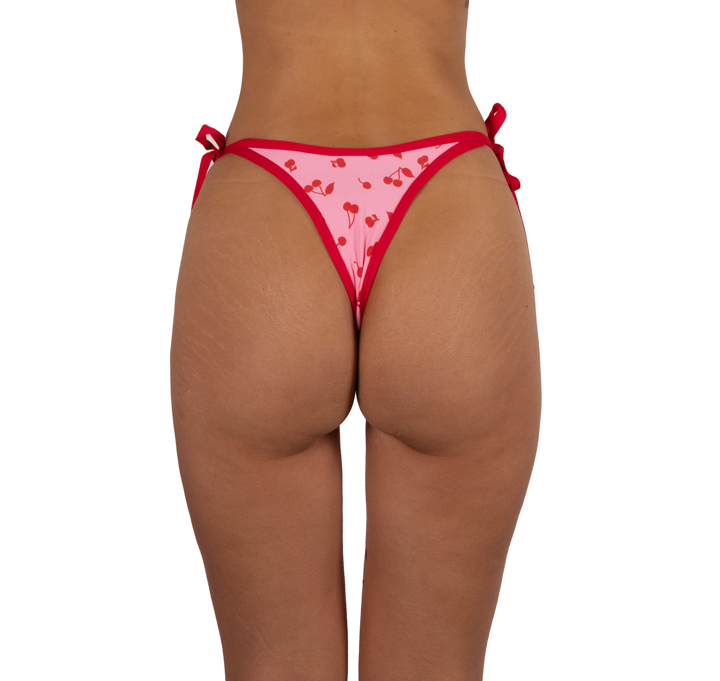 Bottom de Bikini Amarras Nora Guinda Rojo