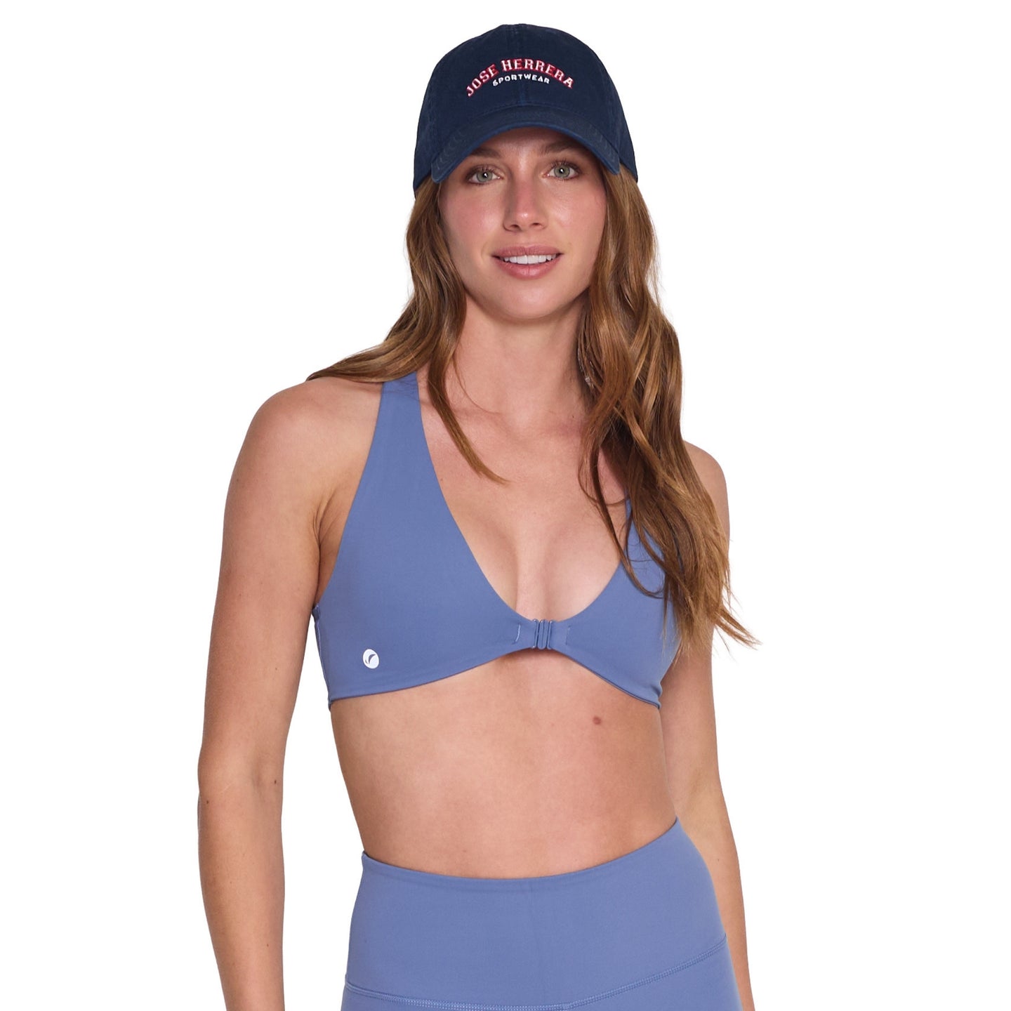 Peto Deportivo en V Con Broche Kate Azul Claro