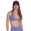 Peto Deportivo en V Con Broche Kate Azul Claro