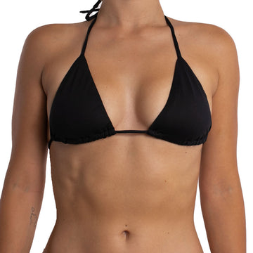 Top de Bikini Triángulo Rebeca Negro