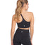 Peto Deportivo un Hombro Fleur Negro