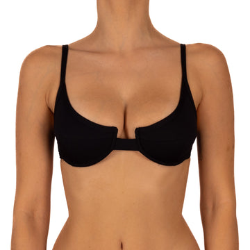 Top de Bikini con Arco Nidia Negro